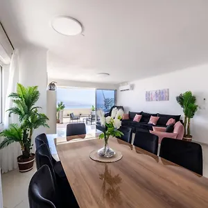  דירה Desert And Sea-penthouse Full Sea View